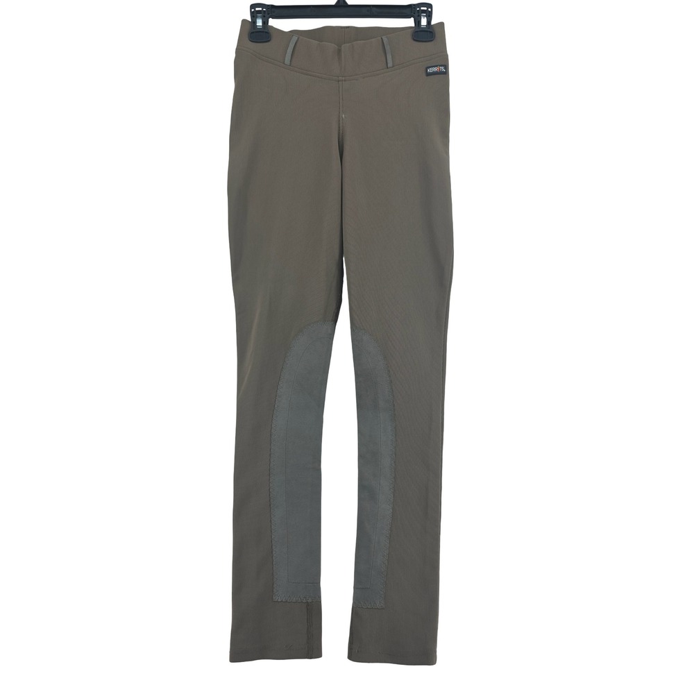 Kerrits Micronylon Knee Patch Equestrian Riding Breeches Pants Womens M